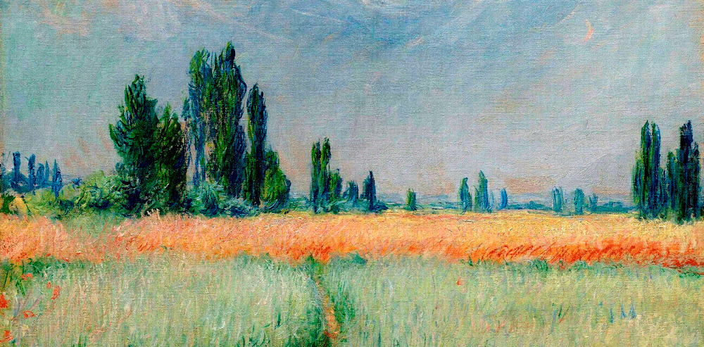 Champ de ble. Claude Monet
