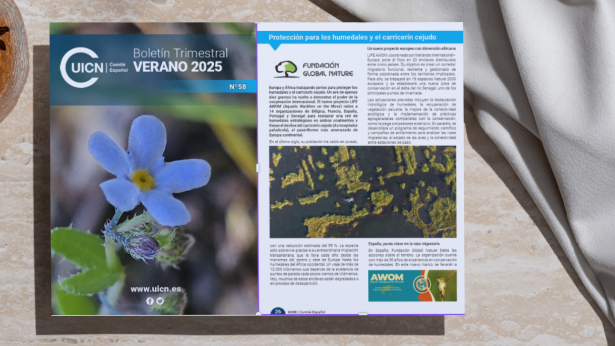 Awom El proyecto LIFE AWoM, protagonista en la revista de la UICN ...